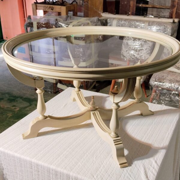 MESA AUXILIAR REDONDA. "Reflejos de Diseño"
