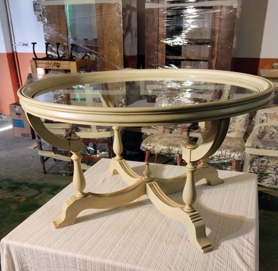 MESA AUXILIAR REDONDA. "Reflejos de Diseño" - Imagen 2