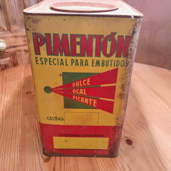 ANTIGUA LATA DE PIMENTON.