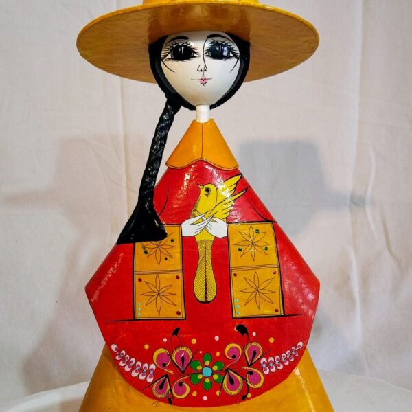 MUÑECA ARTESANAL MEXICANA.