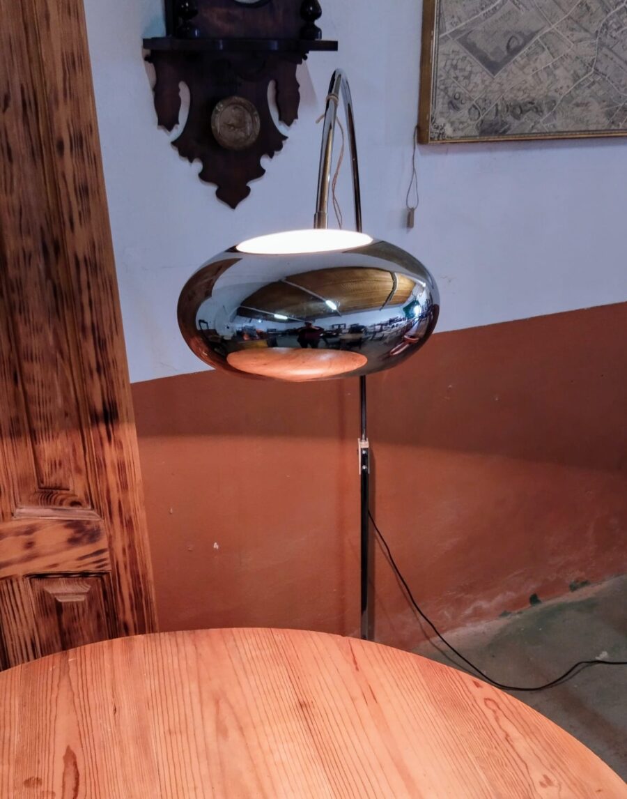 LAMPARA DE ARCO VINTAGE, AÑOS 60. - Imagen 7