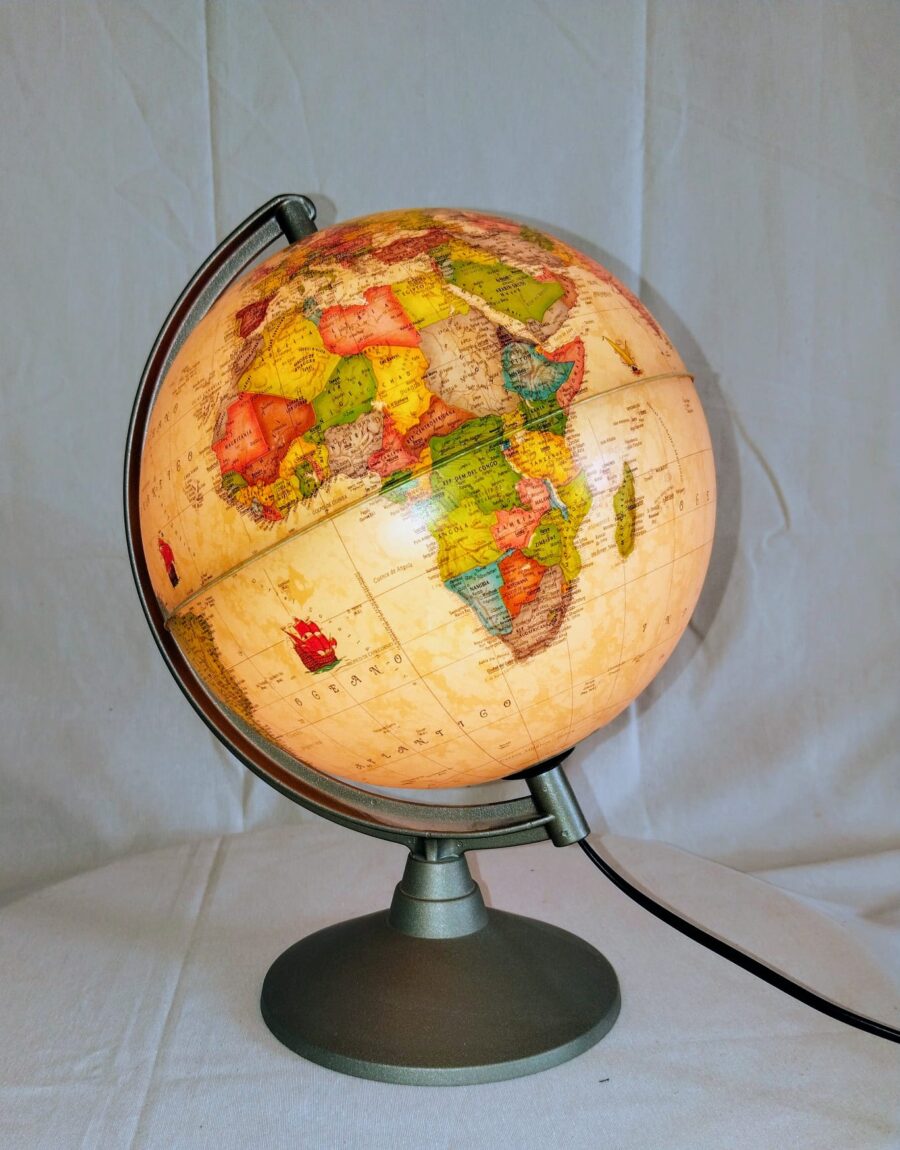 LAMPARA DE LA BOLA MUNDO. - Imagen 3