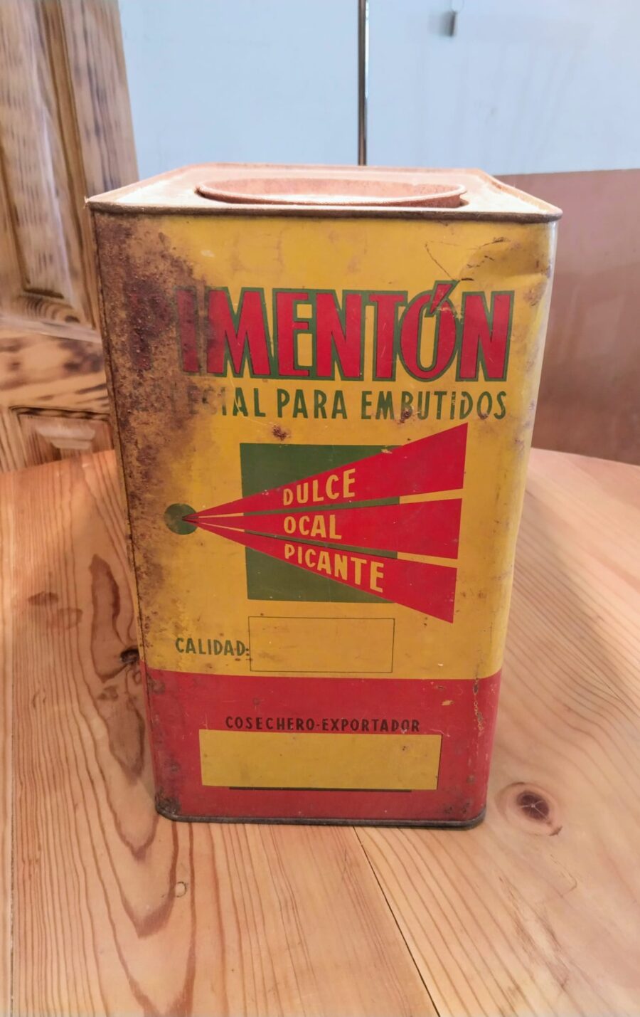 ANTIGUA LATA DE PIMENTON. - Imagen 3