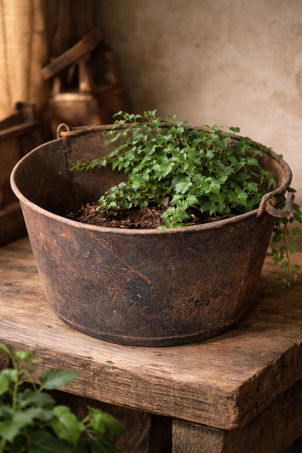 Caldero antiguo de hierro: del uso rural a pieza decorativa con historia
