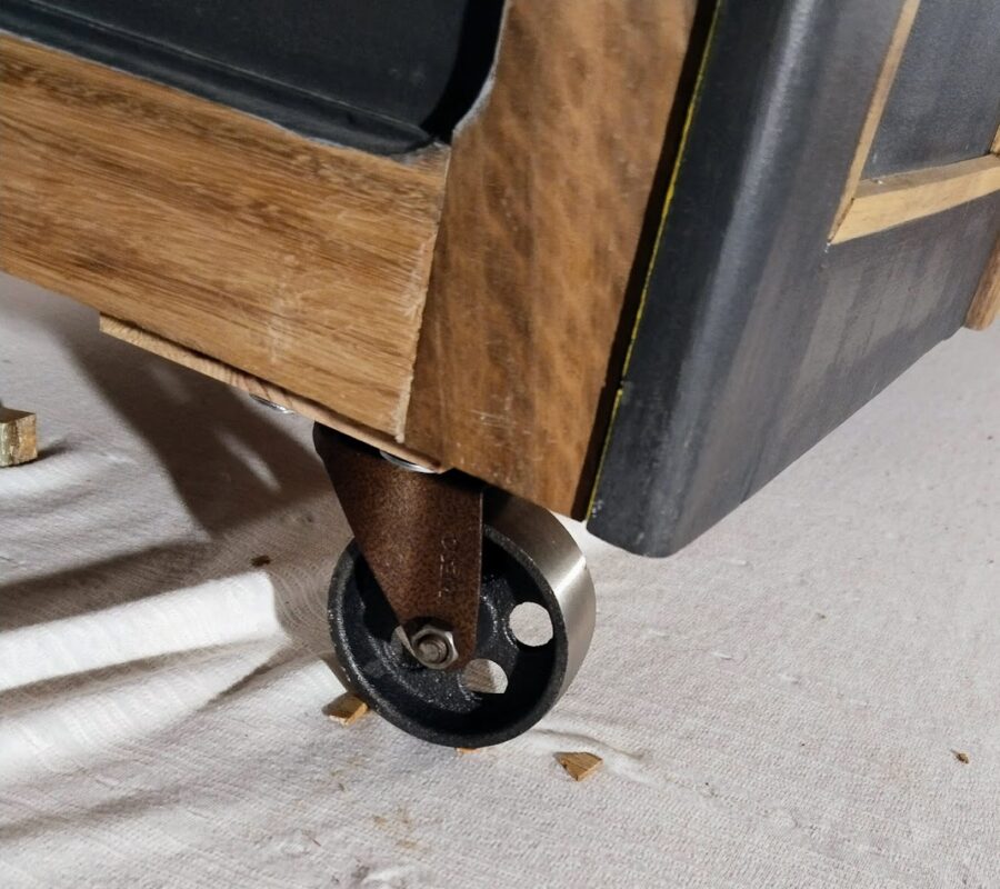 MUEBLE ESTILO INDUSTRIAL. "Castaño Iluminado" - Imagen 3