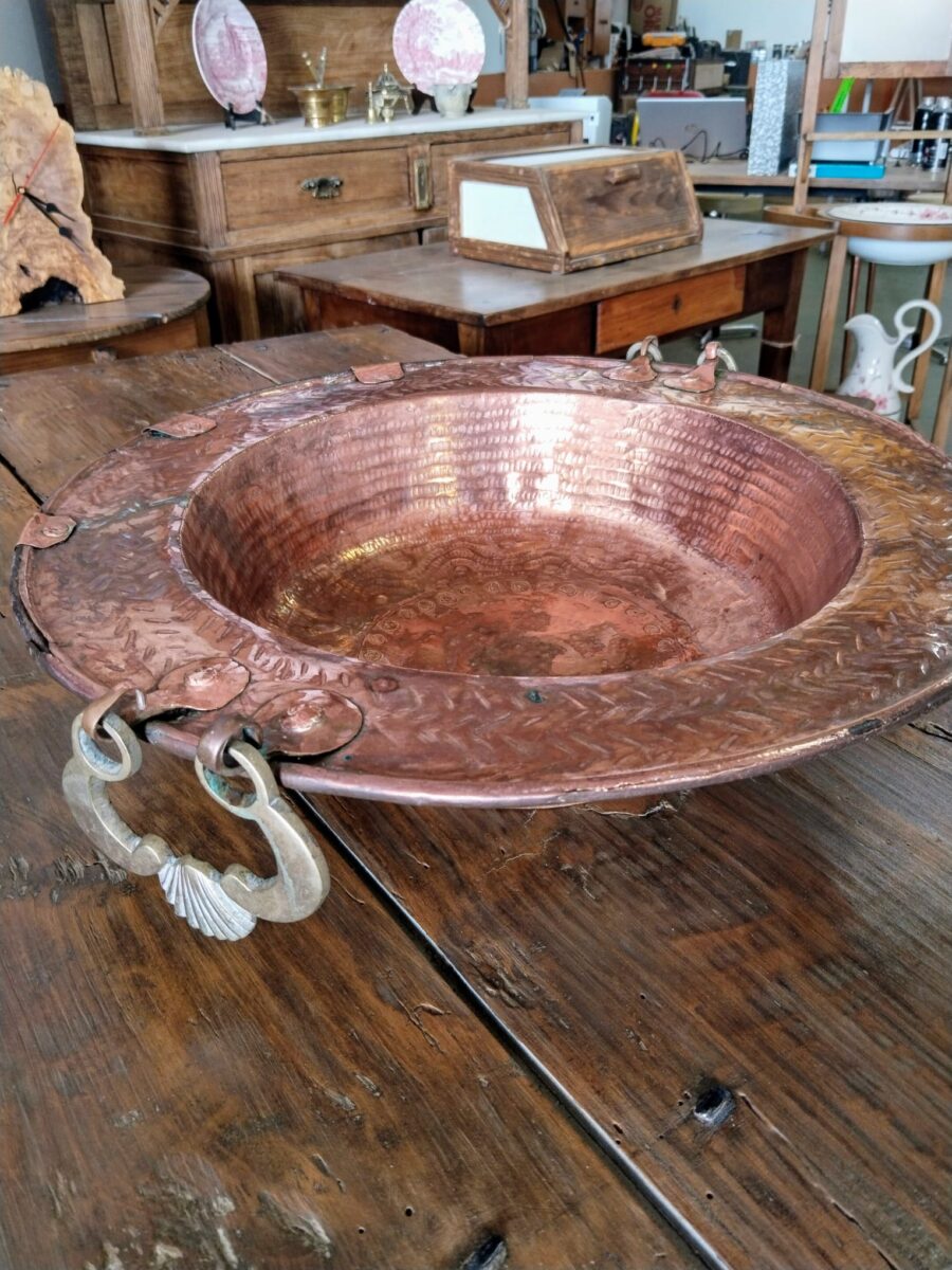 ANTIGUO BRASERO DE COBRE
