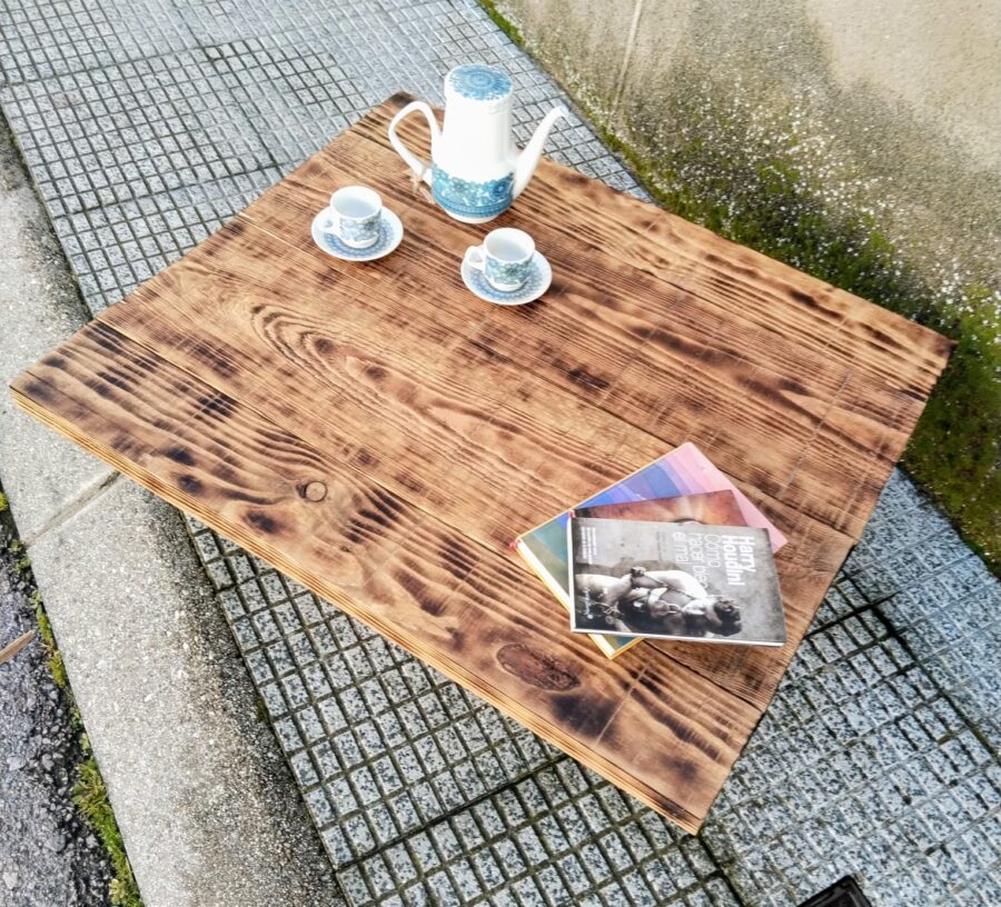 MESA AUXILIAR RUSTICA. - Imagen 8