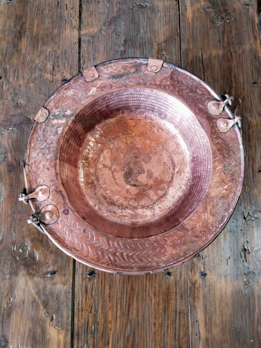 ANTIGUO BRASERO DE COBRE - Imagen 5