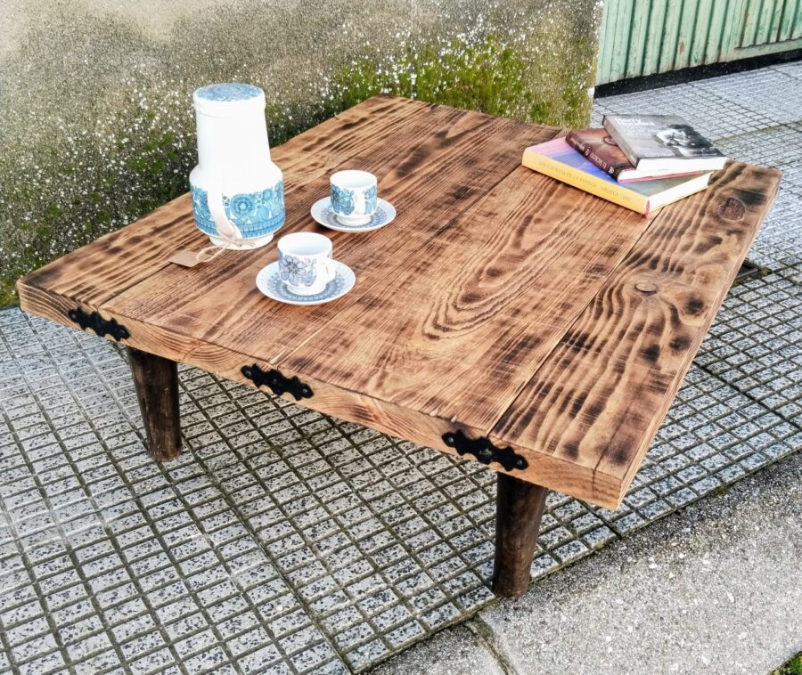 MESA AUXILIAR RUSTICA. - Imagen 12