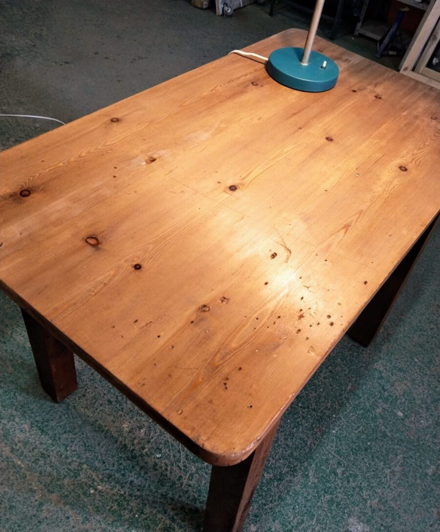 MESA MADERA MACIZA "La mesa del forjador" - Imagen 10
