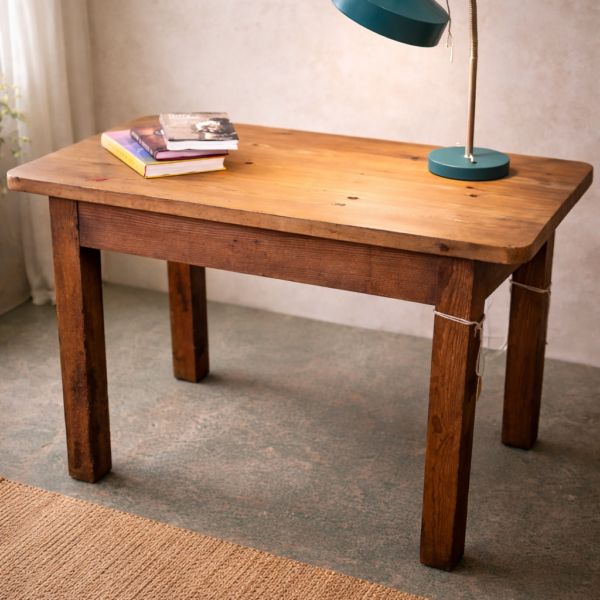 Mesa de taller en roble macizo · Vintage con alma industrial