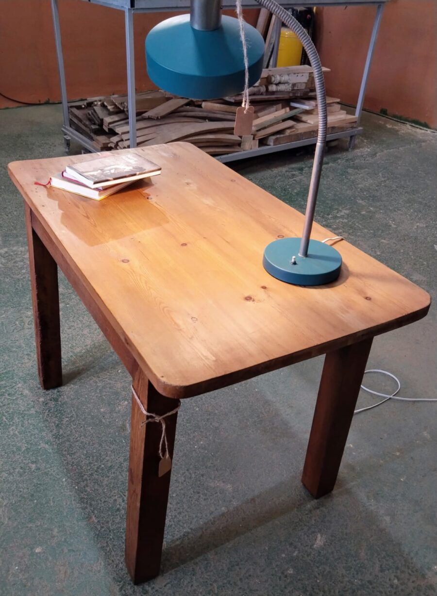 MESA MADERA MACIZA "La mesa del forjador" - Imagen 5