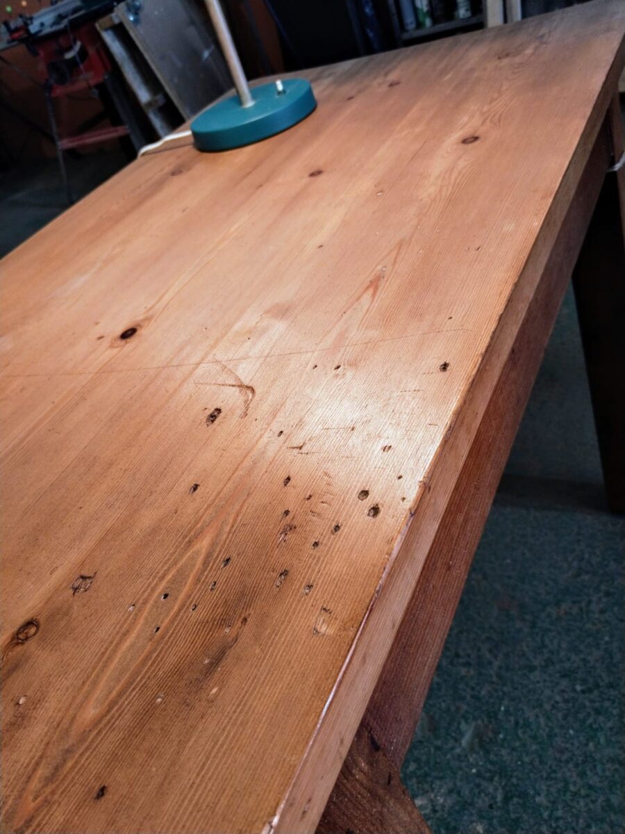 MESA MADERA MACIZA "La mesa del forjador" - Imagen 12
