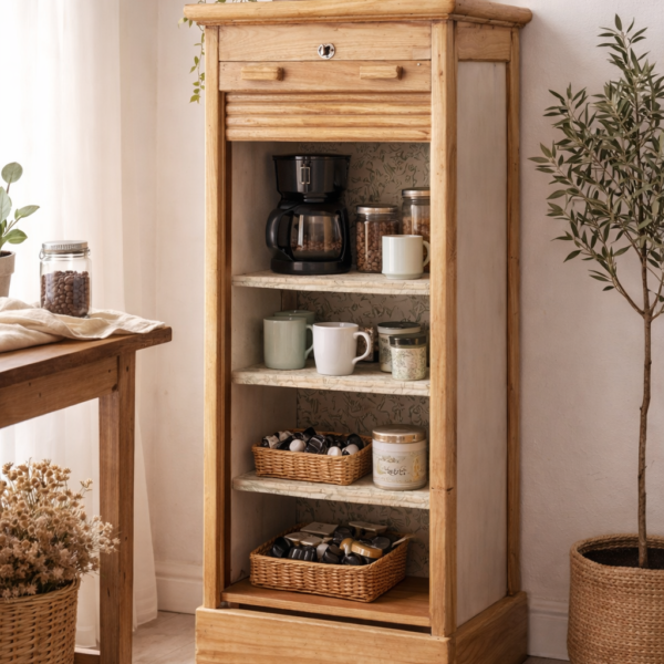 Mueble restaurado para coffee corner · estilo vintage años 50