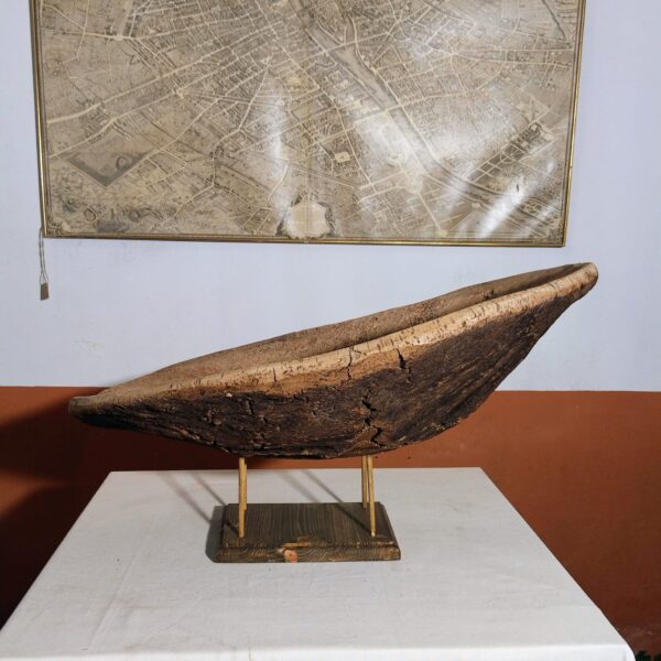 Artesa de corcho del siglo XIX restaurada — pieza única decorativa