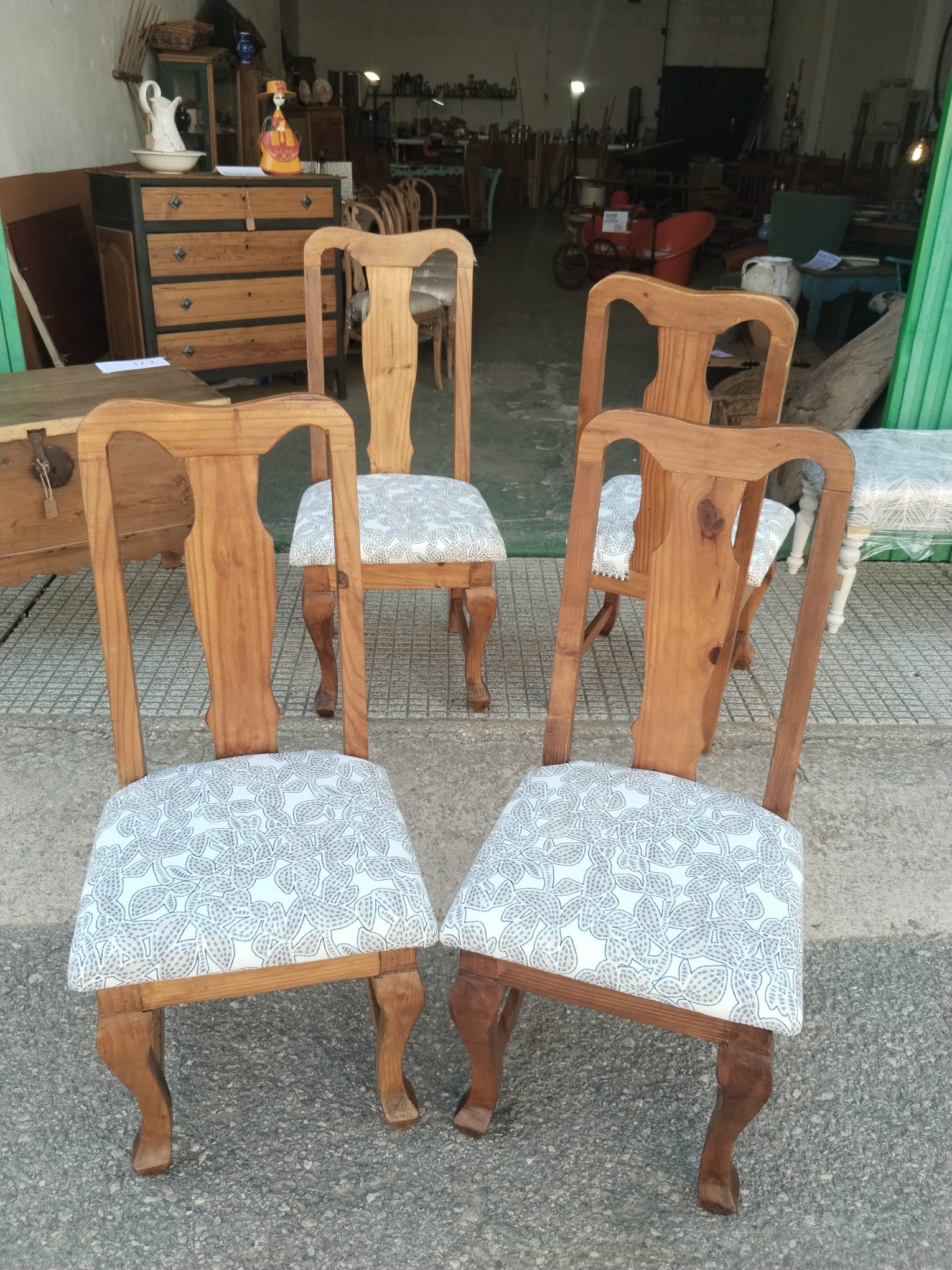 Juego de 4 sillas Segusino originales de los años 70 restauradas - Imagen 5