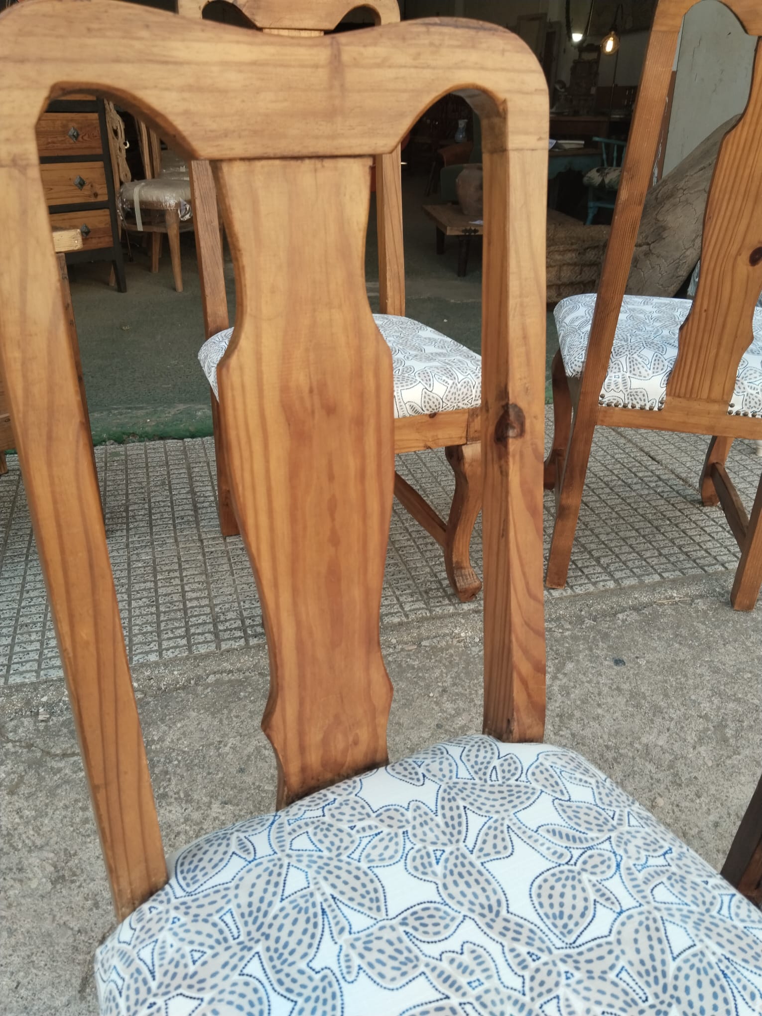 Juego de 4 sillas Segusino originales de los años 70 restauradas - Imagen 4
