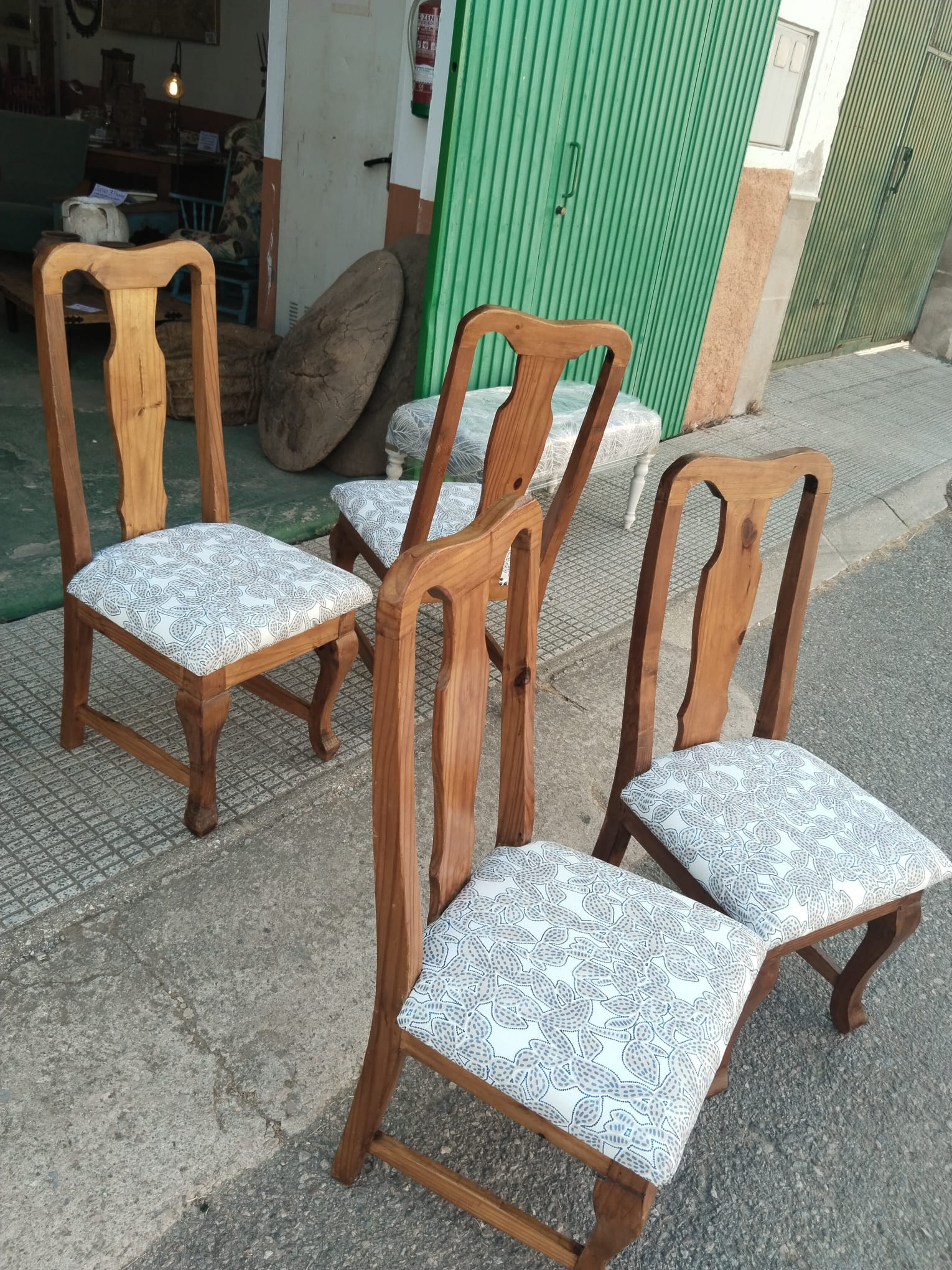 Juego de 4 sillas Segusino originales de los años 70 restauradas - Imagen 9