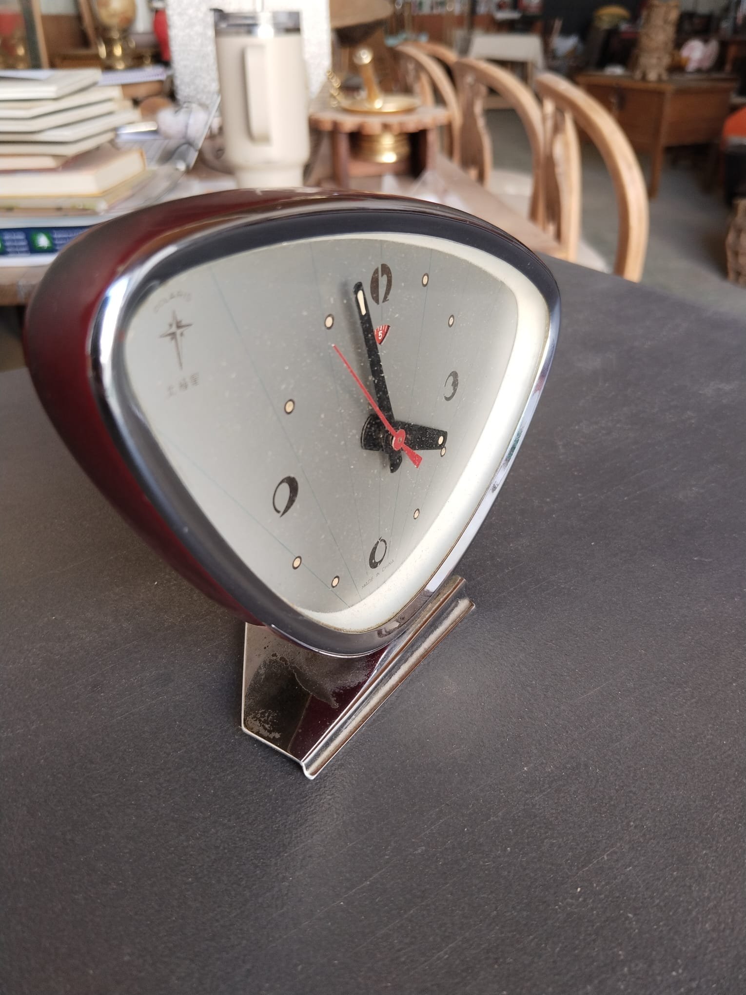 Reloj Despertador Vintage Polaris Space Age, China, Años 70 - Imagen 4