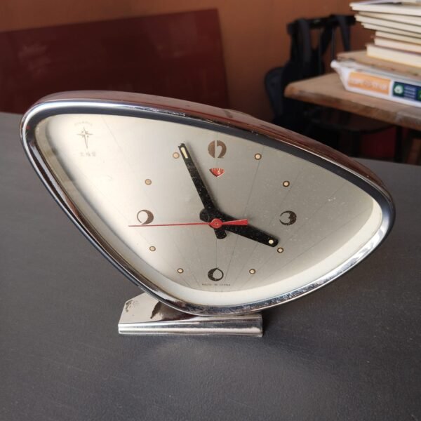 Reloj Despertador Vintage Polaris Space Age, China, Años 70