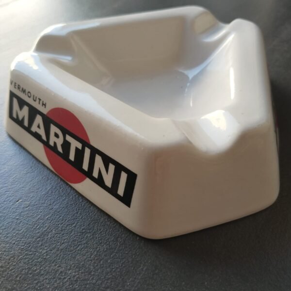 Cenicero Vintage Martini Vermouth de Porcelana | Vetas Restauración