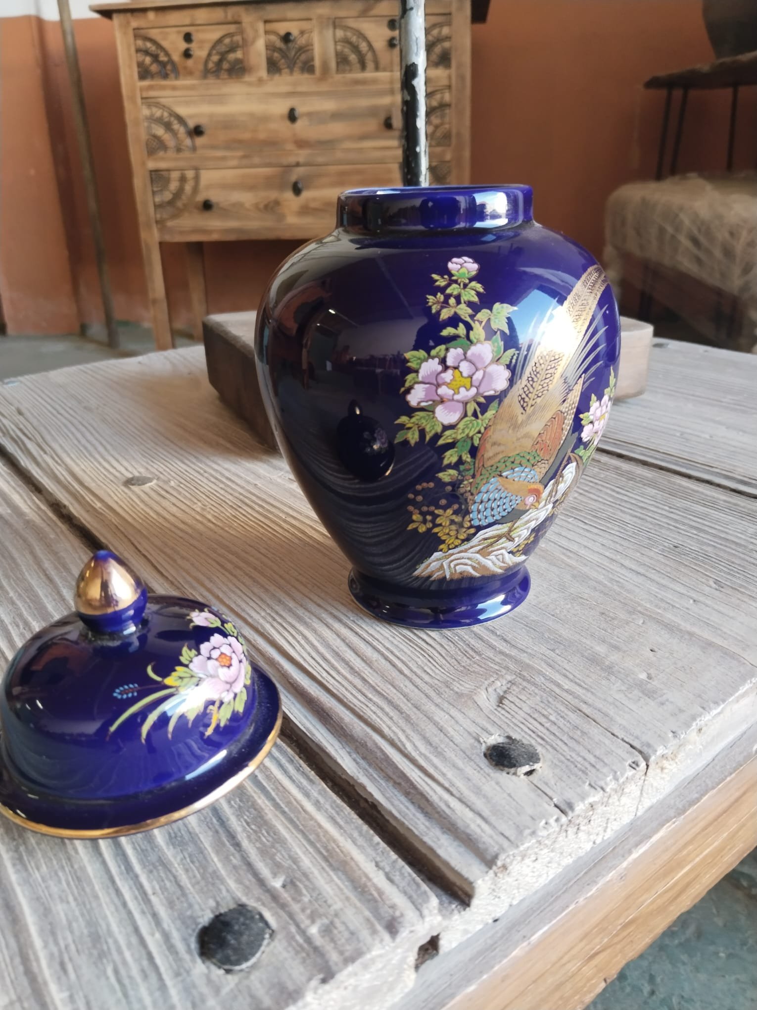 Jarra de jengibre japonesa estilo Kutani | Siglo XX - Imagen 5