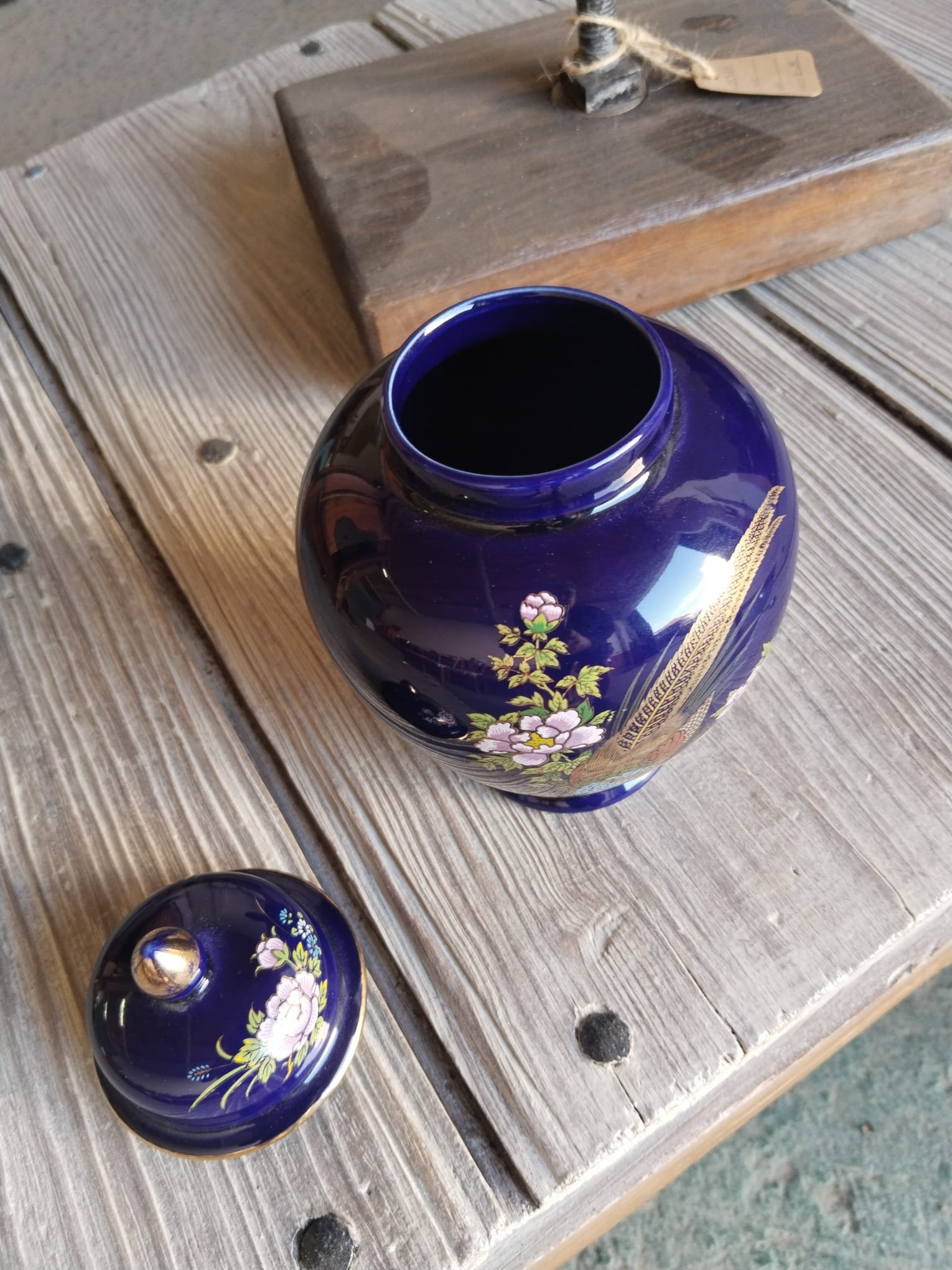 Jarra de jengibre japonesa estilo Kutani | Siglo XX - Imagen 4