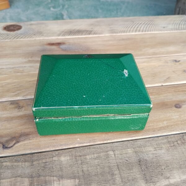 Caja Rolex Pirámide Verde Antigua | Estuche de Coleccionista
